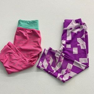 Spandex Capri Leggings (Nike Dri-Fit & Under Armour) - Child’s size 6X